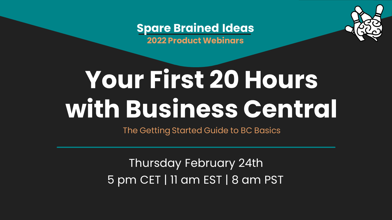 Webinar announcement for Your First 20 Hours