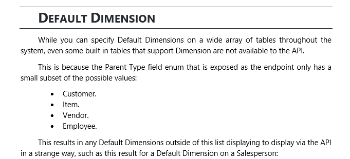 Detailed table from an Endpoint listing showing what version what changes happened.